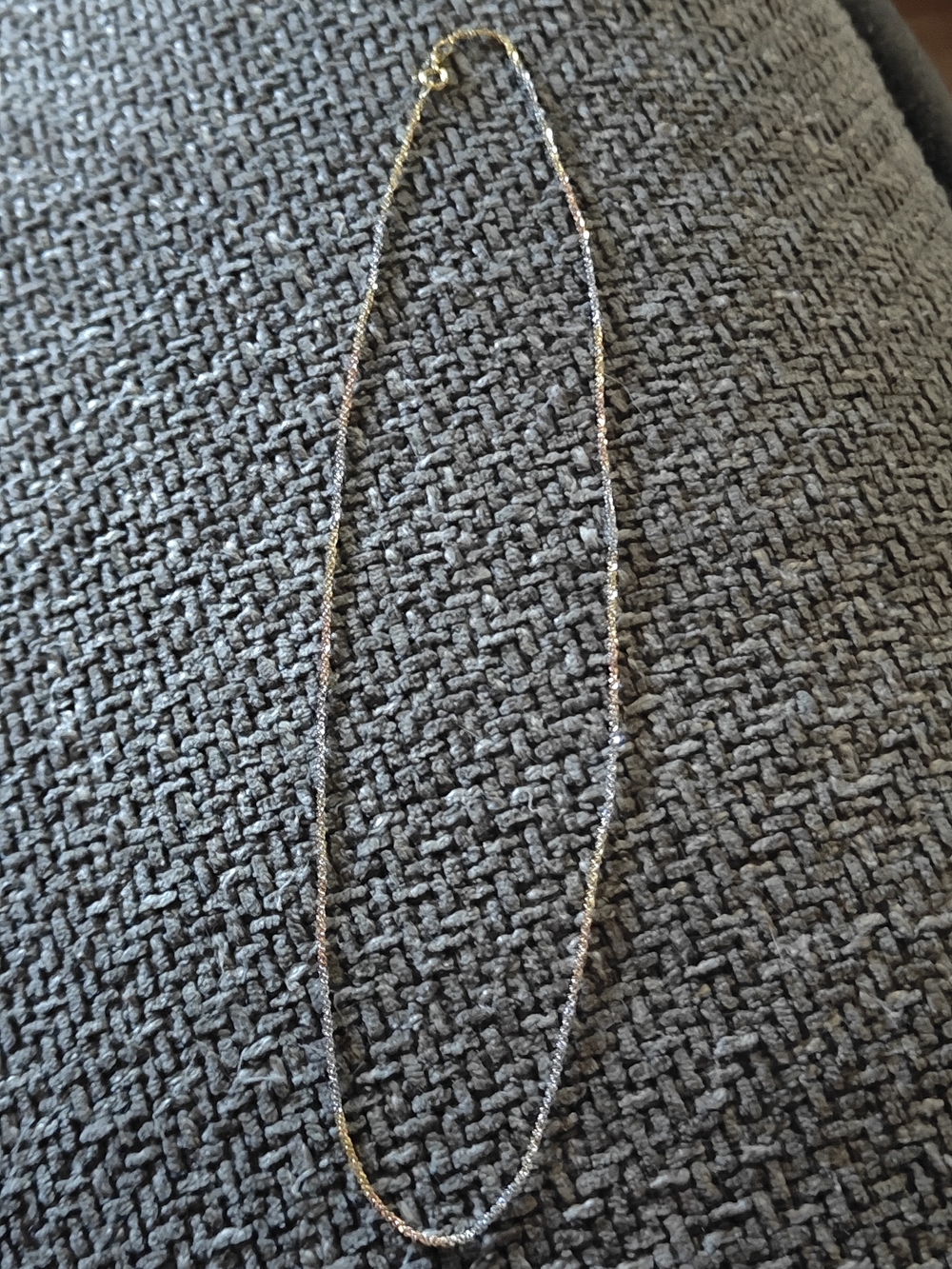 Elegant Sterling Silver Multitone Singapore Necklace - Women Jewelry